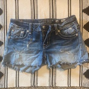 Miss Me Blue jean shorts